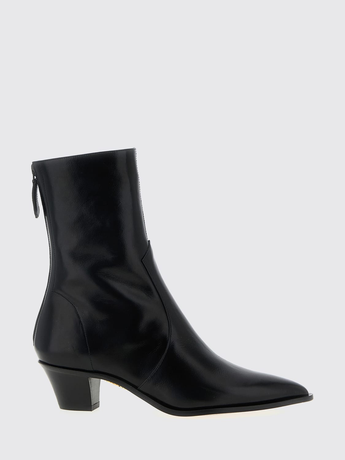 AQUAZZURA BOOTS: Flat ankle boots woman Aquazzura, Black - Img 1