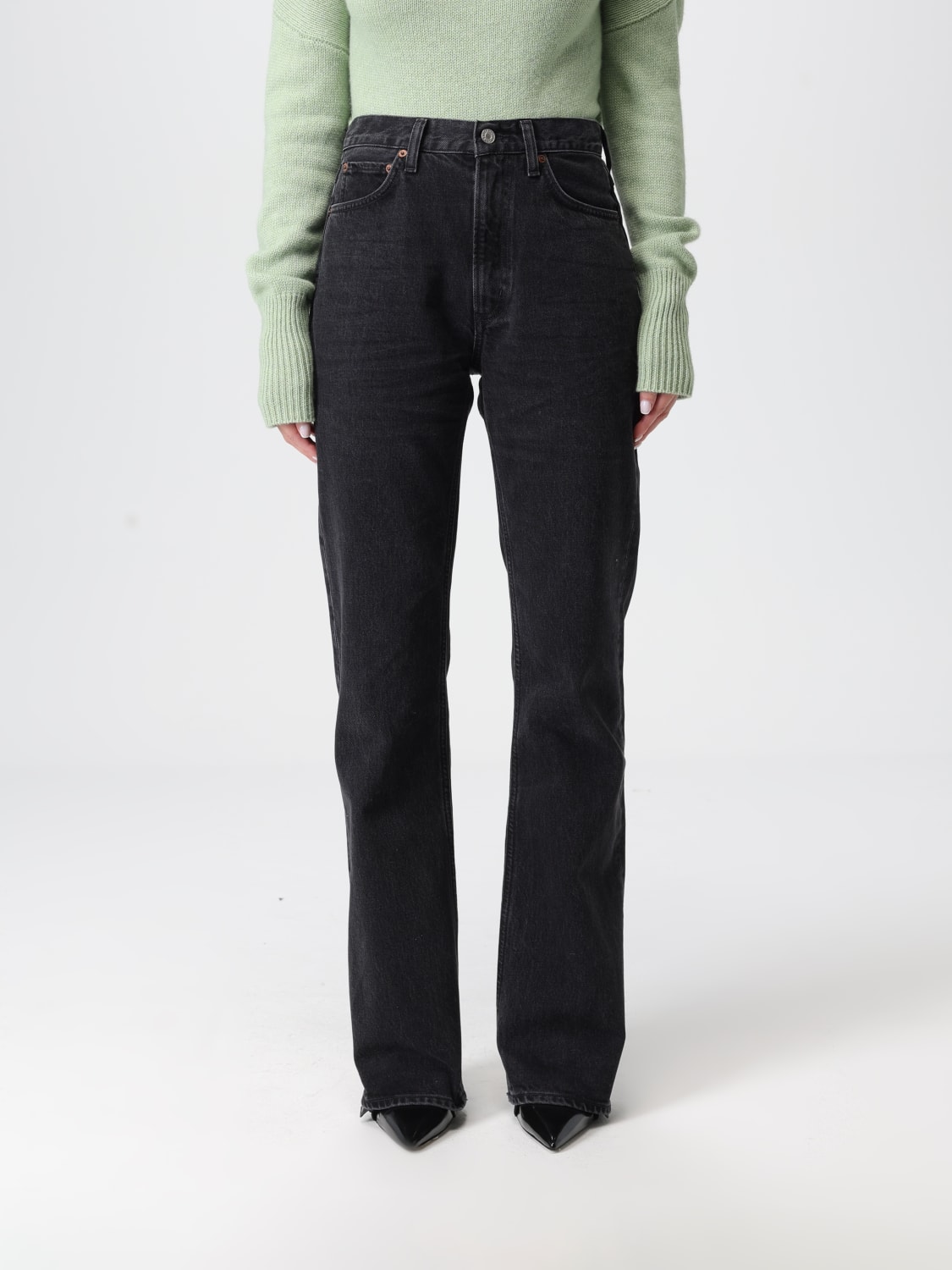AGOLDE JEANS: Jeans damen Agolde, Schwarz - Img 1