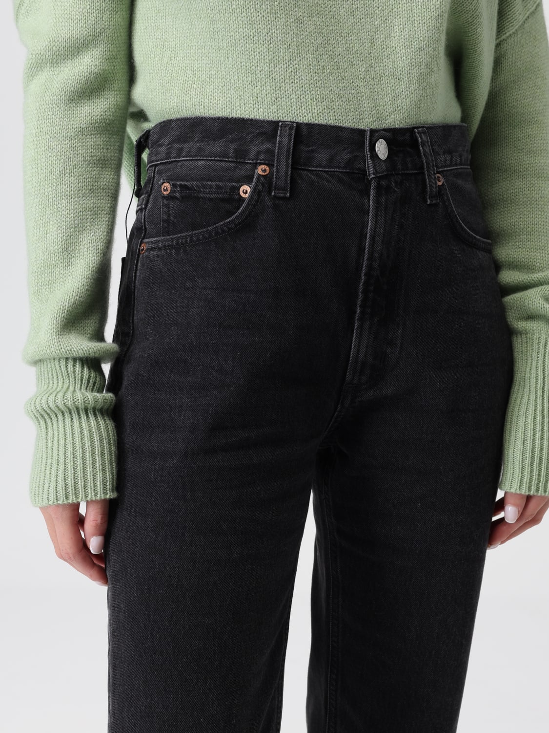 AGOLDE JEANS: Jeans damen Agolde, Schwarz - Img 3