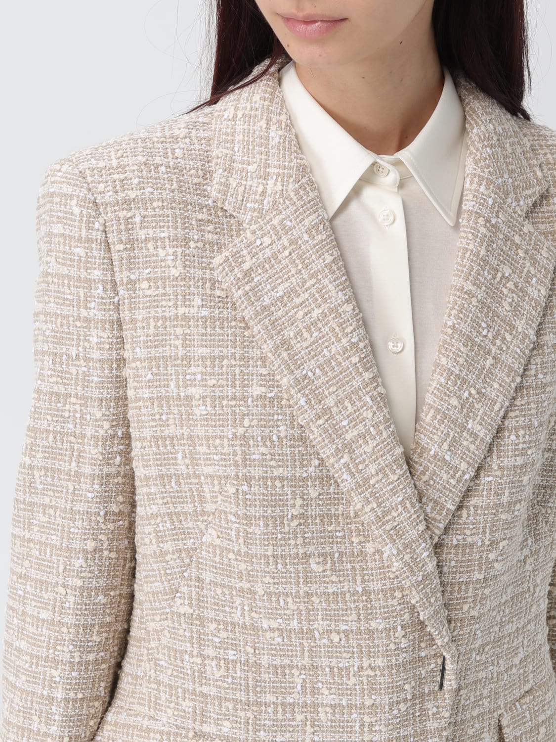 BOSS JACKE: Jacke damen Boss, Beige - Img 4