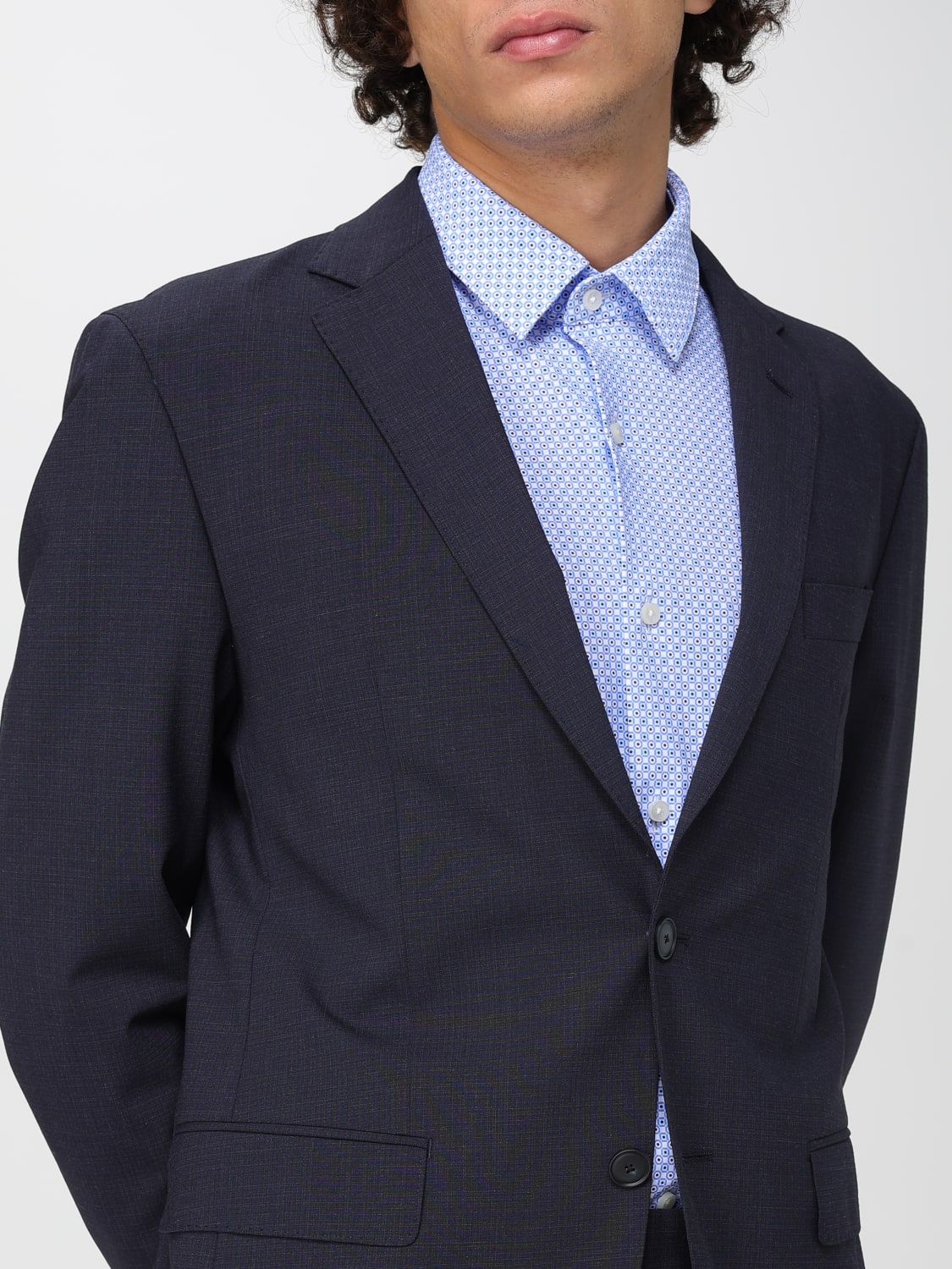 BOSS ANZUG: Anzug herren Boss, Blau - Img 5