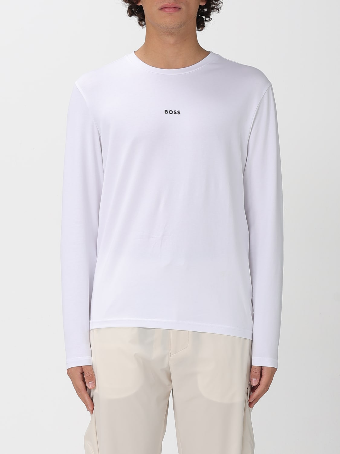 BOSS T-SHIRT: T-shirt men Boss, White - Img 1