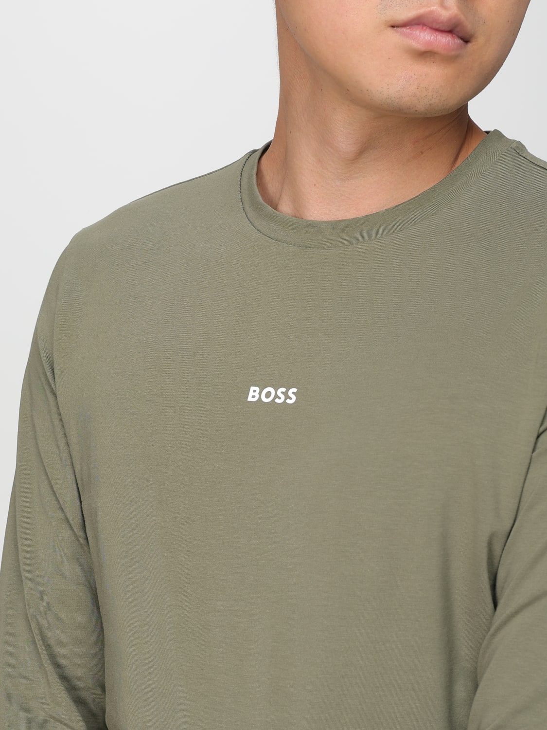 BOSS T-SHIRT: T-shirt men Boss, Green - Img 3