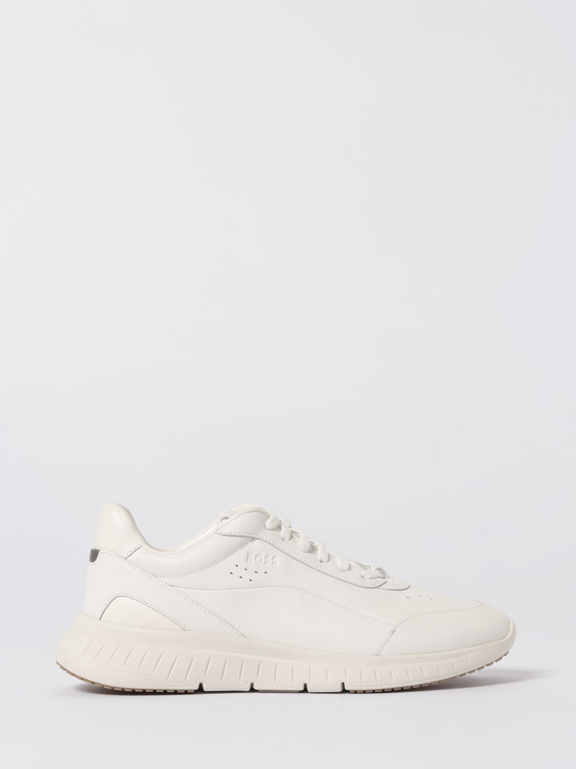 BOSS SNEAKERS: Sneakers men Boss, Yellow Cream - Img 1