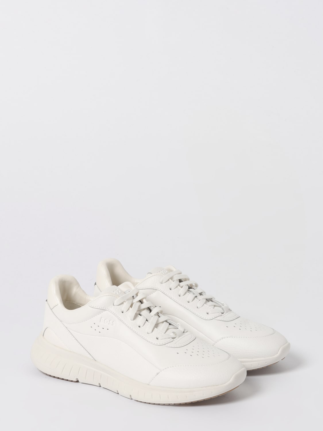 BOSS SNEAKERS: Sneakers men Boss, Yellow Cream - Img 2