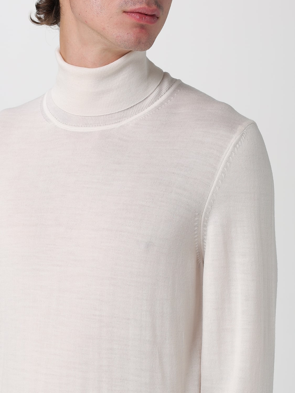 BOSS SWEATER: Sweater men Boss, White - Img 3