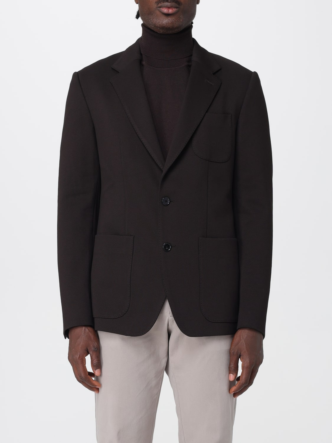 BOSS SWEATER: Sweater men Boss, Brown - Img 1