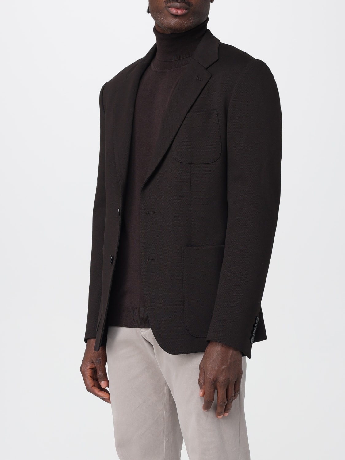 BOSS SWEATER: Sweater men Boss, Brown - Img 3