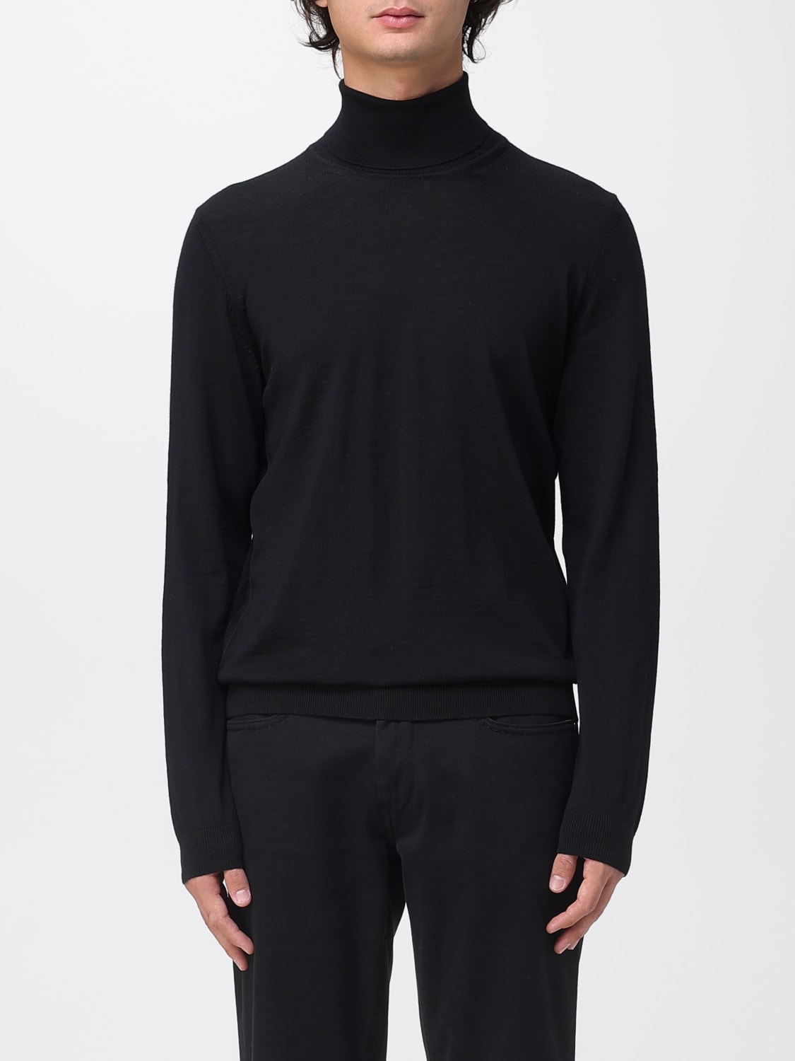 BOSS SWEATER: Sweater men Boss, Black 1 - Img 1