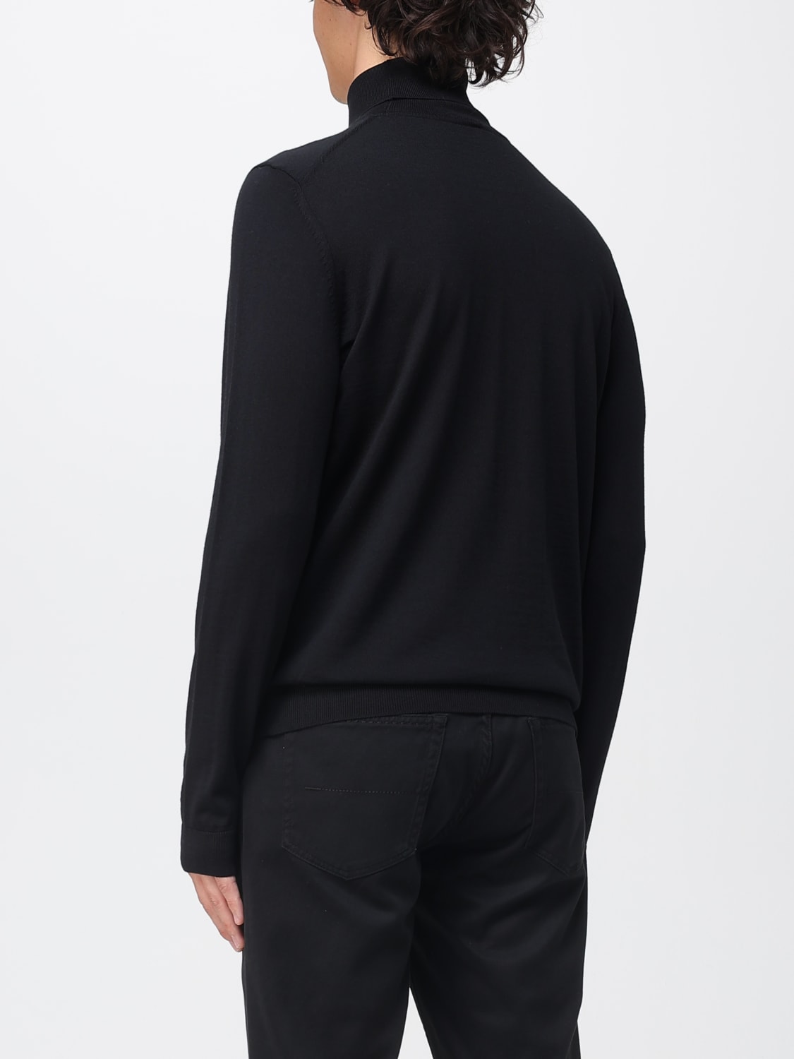 BOSS SWEATER: Sweater men Boss, Black 1 - Img 2