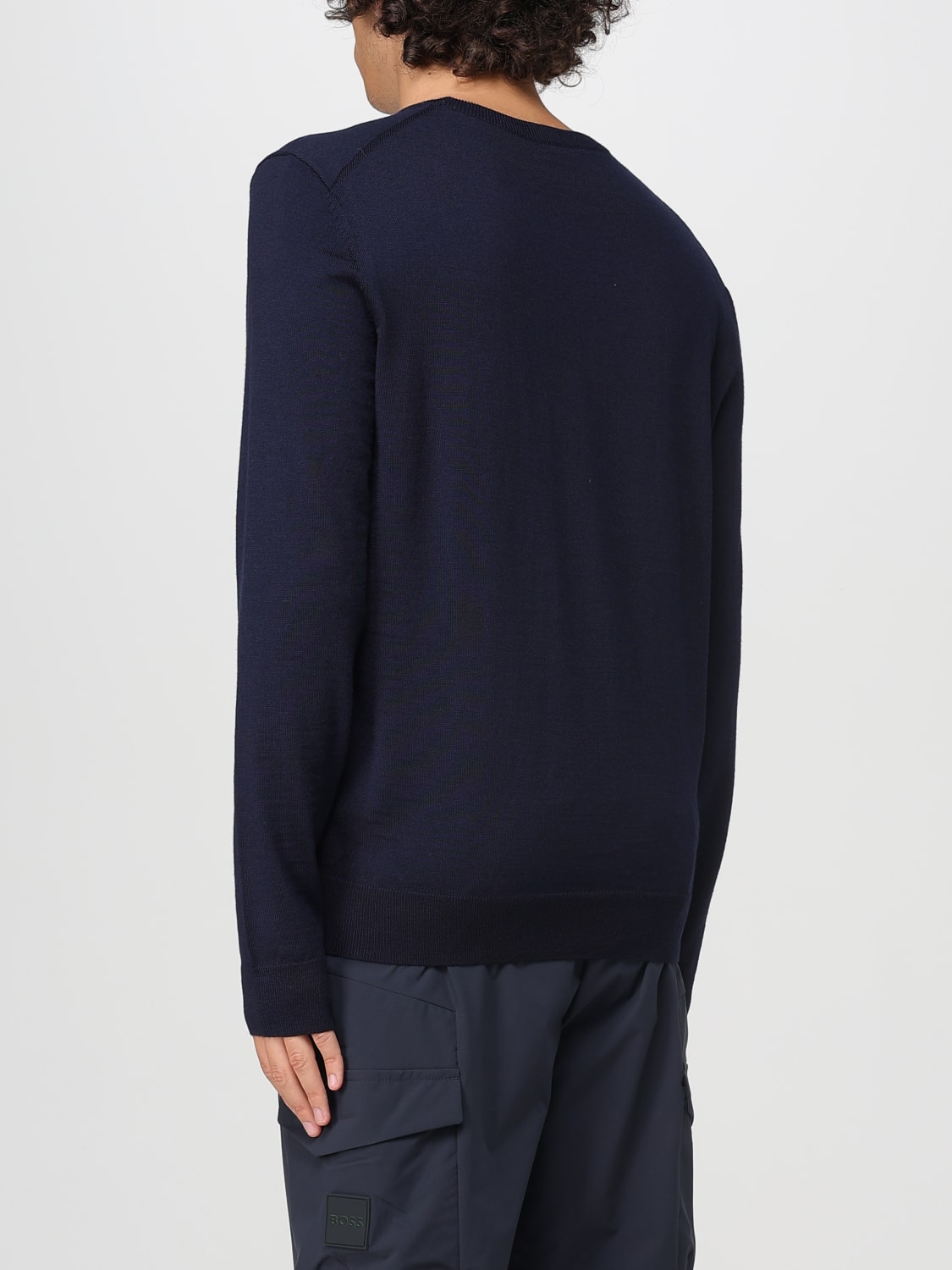 BOSS SWEATER: Sweater men Boss, Blue - Img 2