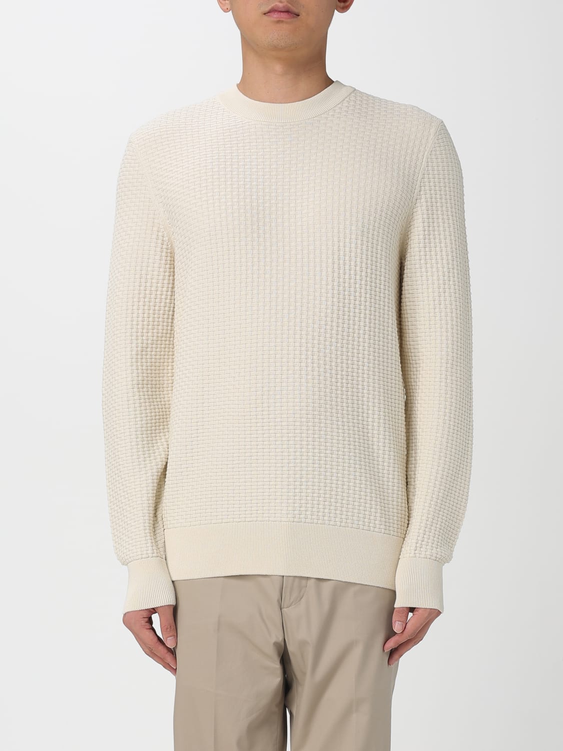 BOSS JERSEY: Jersey hombre Boss, Nata - Img 1