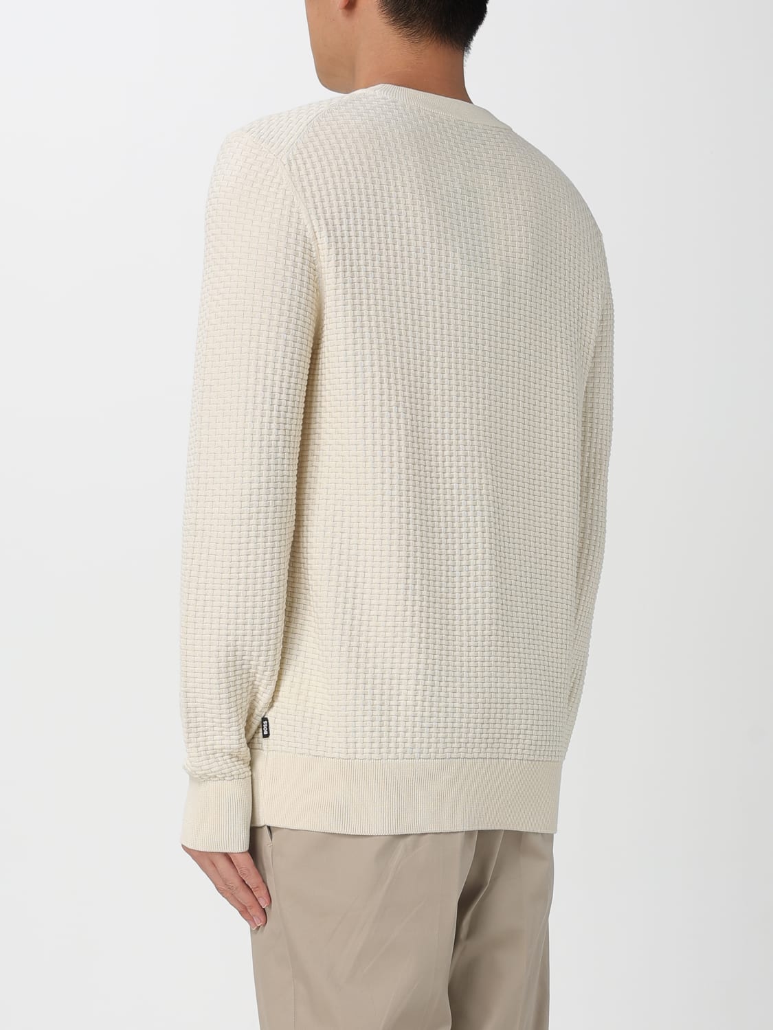 BOSS JERSEY: Jersey hombre Boss, Nata - Img 2