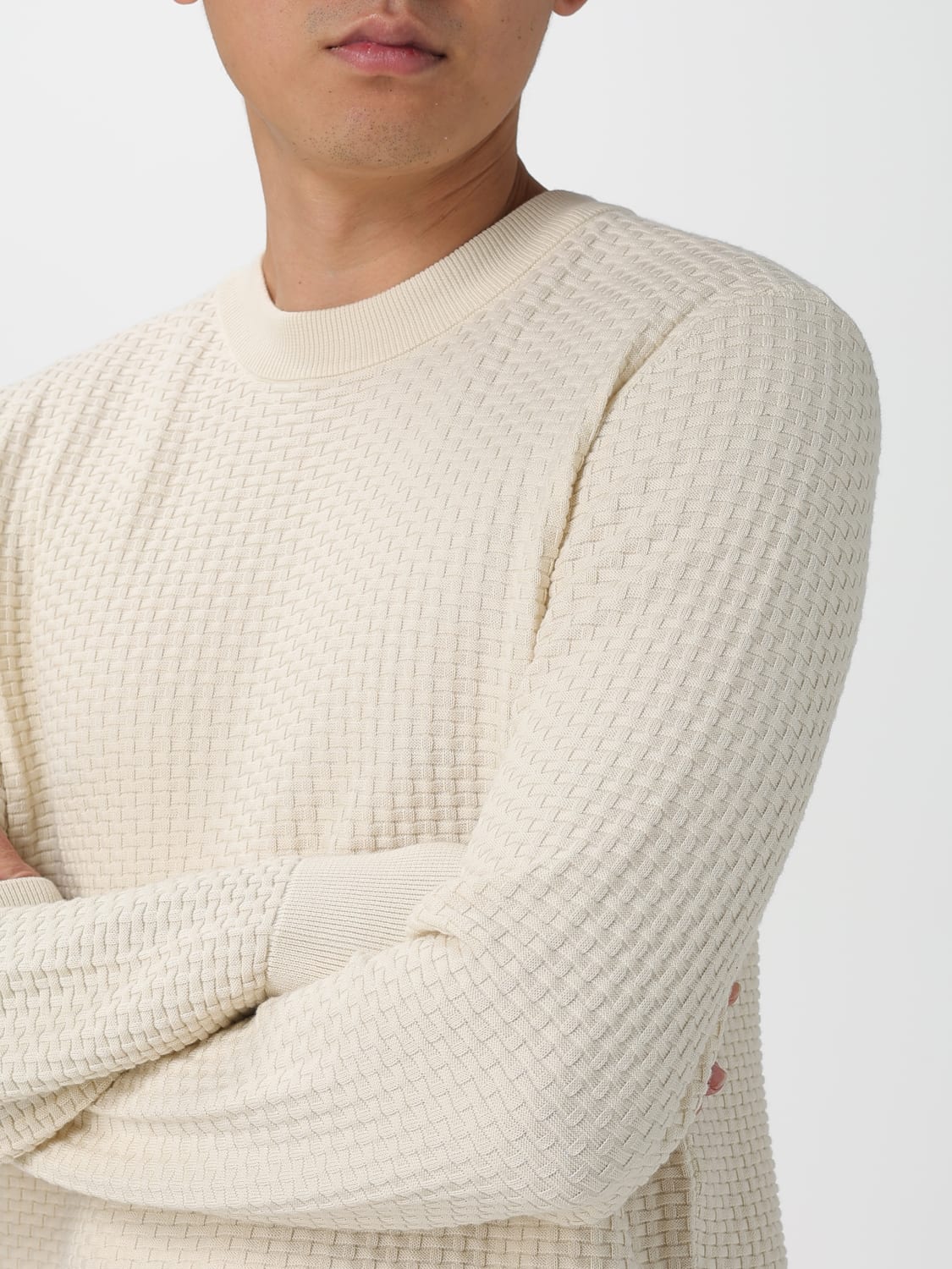 BOSS JERSEY: Jersey hombre Boss, Nata - Img 3