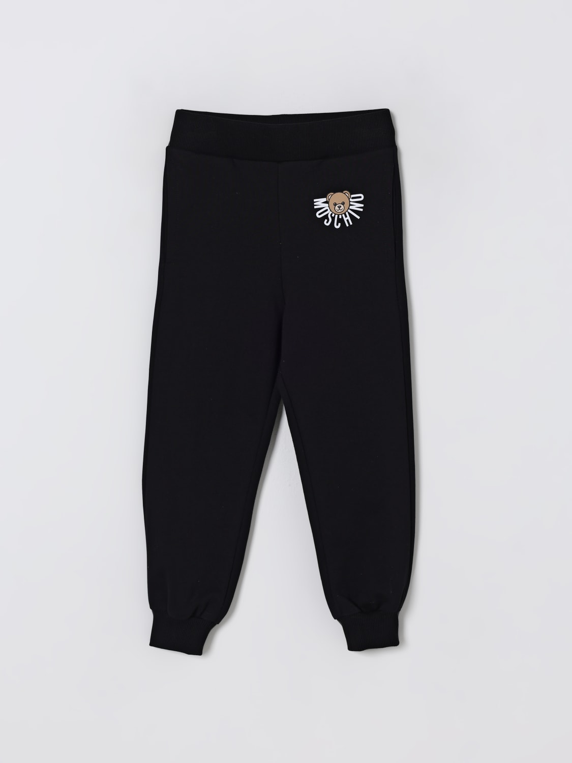MOSCHINO PANTS: Pants kids Moschino, Black - Img 1