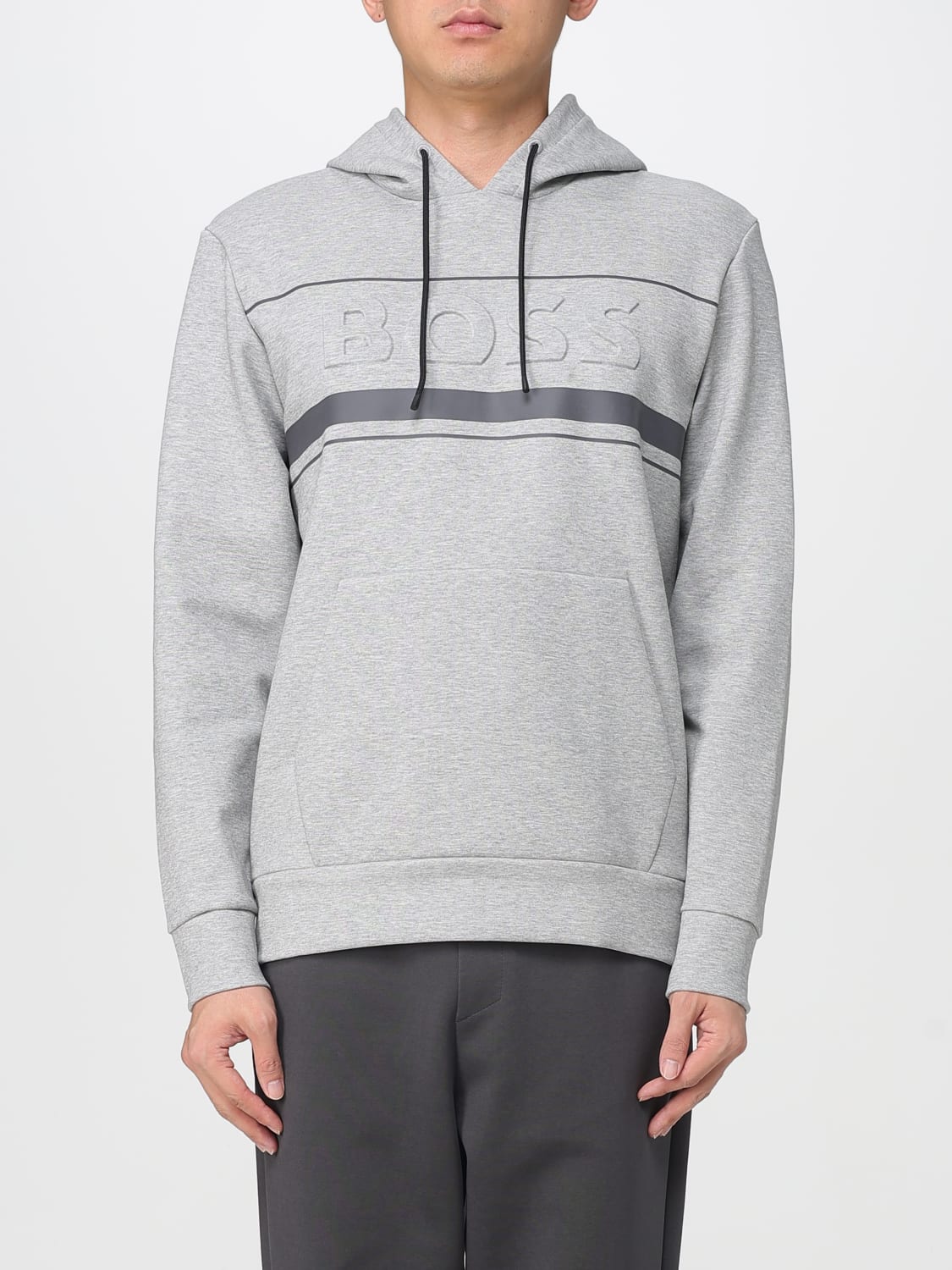 BOSS SWEATSHIRT: Sweatshirt men Boss, Grey - Img 1