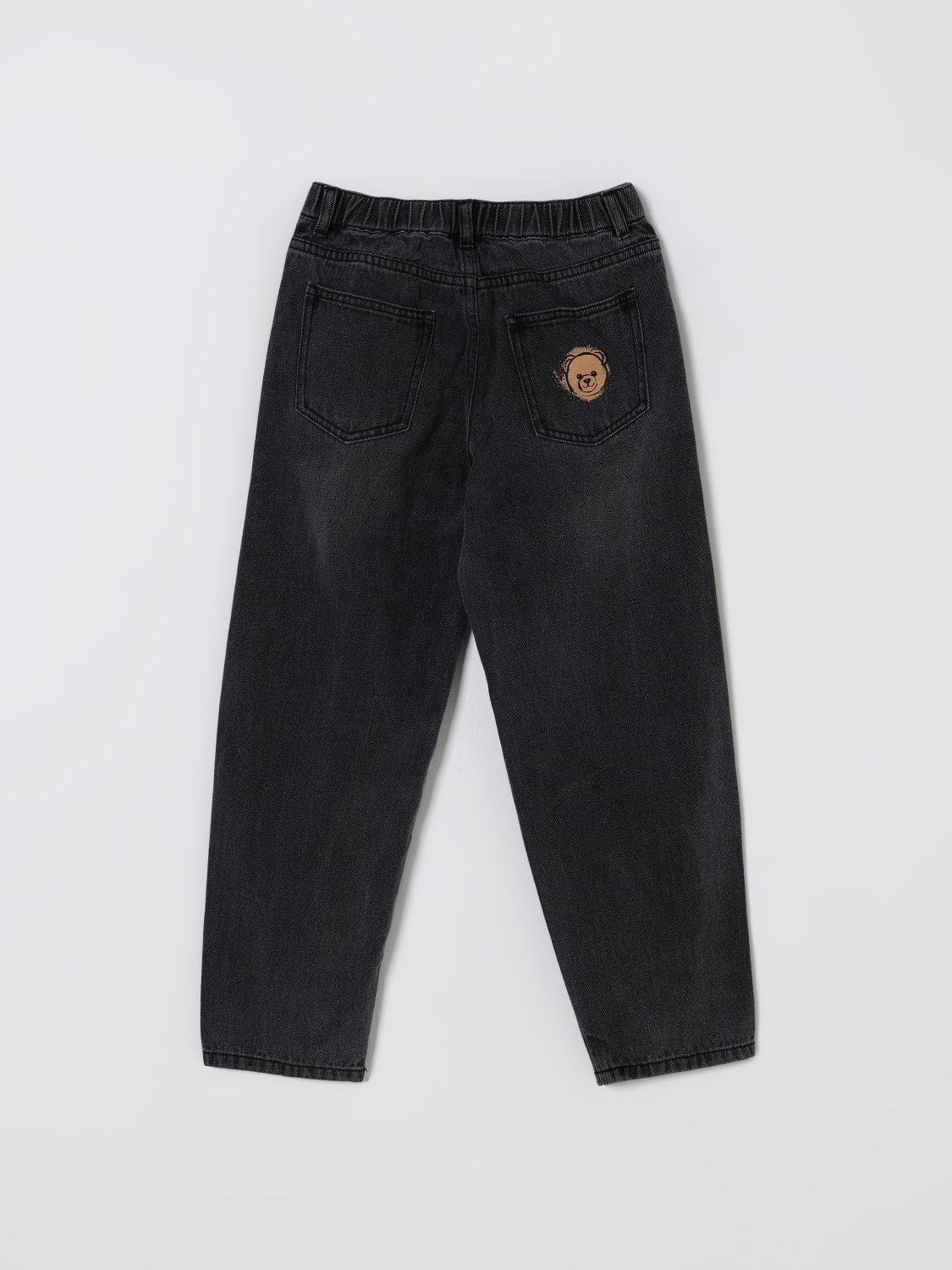MOSCHINO JEANS: Jeans kids Moschino, Grey - Img 2