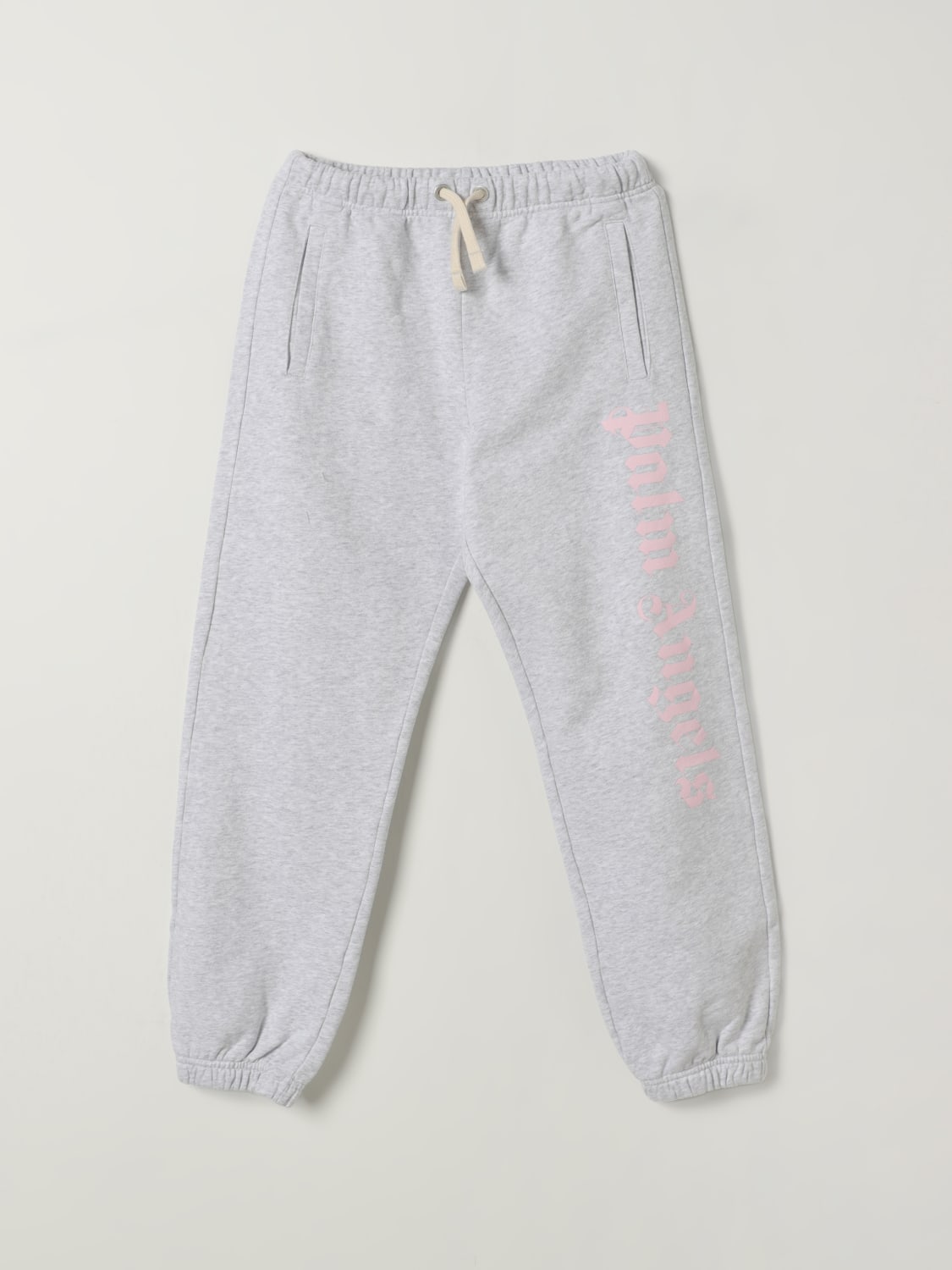 PALM ANGELS PANTS: Pants kids Palm Angels, Grey - Img 1