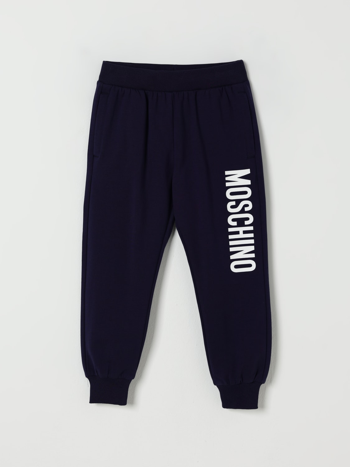 MOSCHINO PANTS: Pants kids Moschino, Blue - Img 1