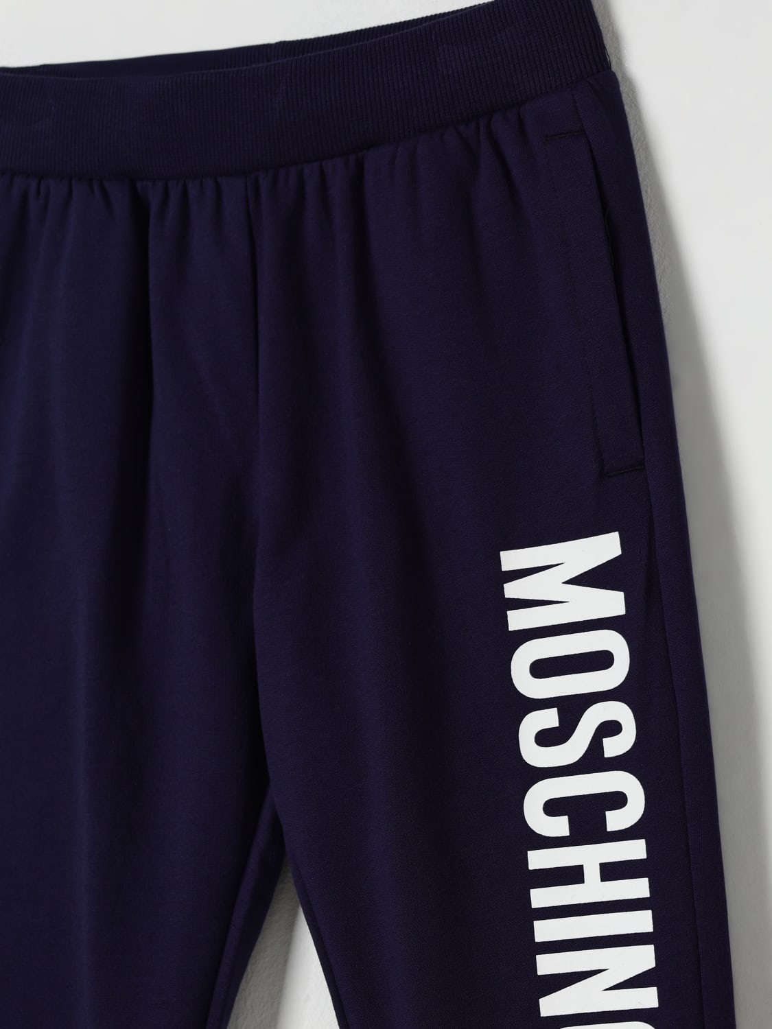 MOSCHINO PANTS: Pants kids Moschino, Blue - Img 3