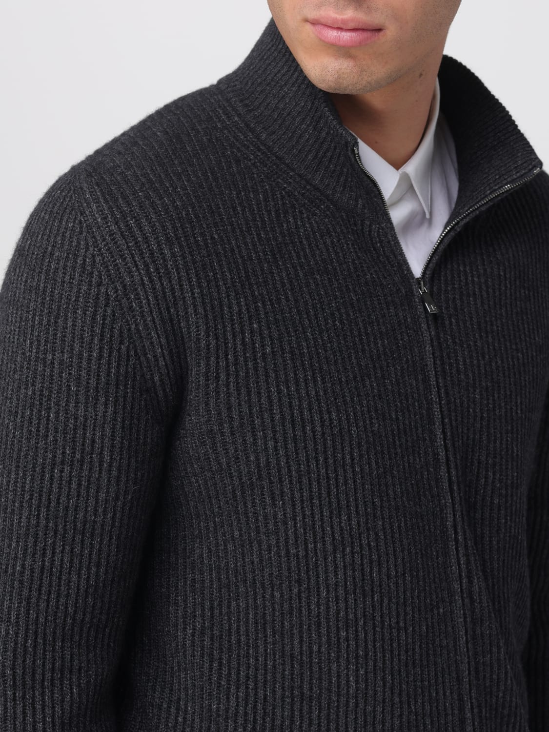 CORNELIANI SWEATER: Sweater men Corneliani, Grey - Img 4