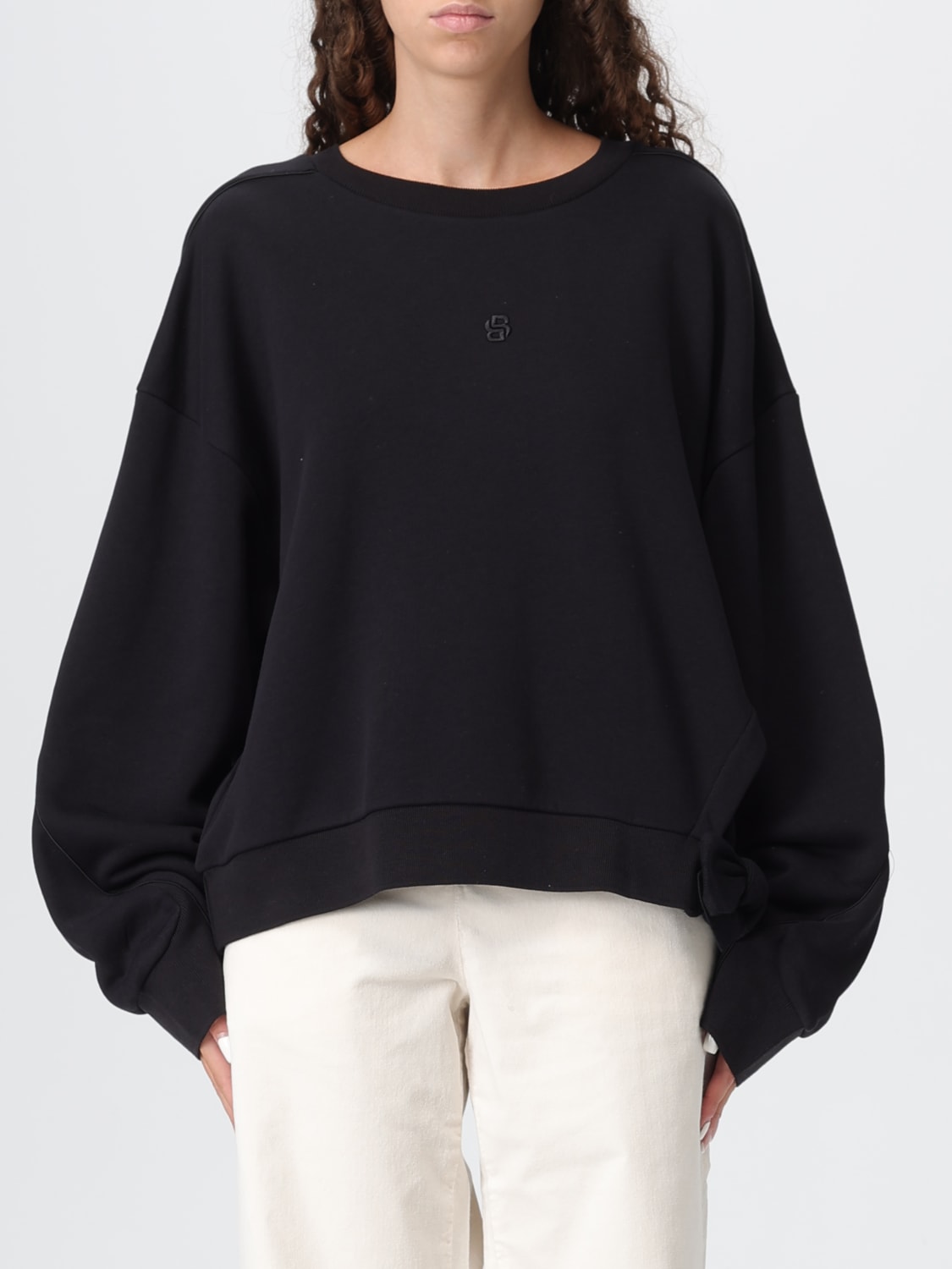 BOSS SWEATSHIRT: Sweatshirt woman Boss, Black - Img 1
