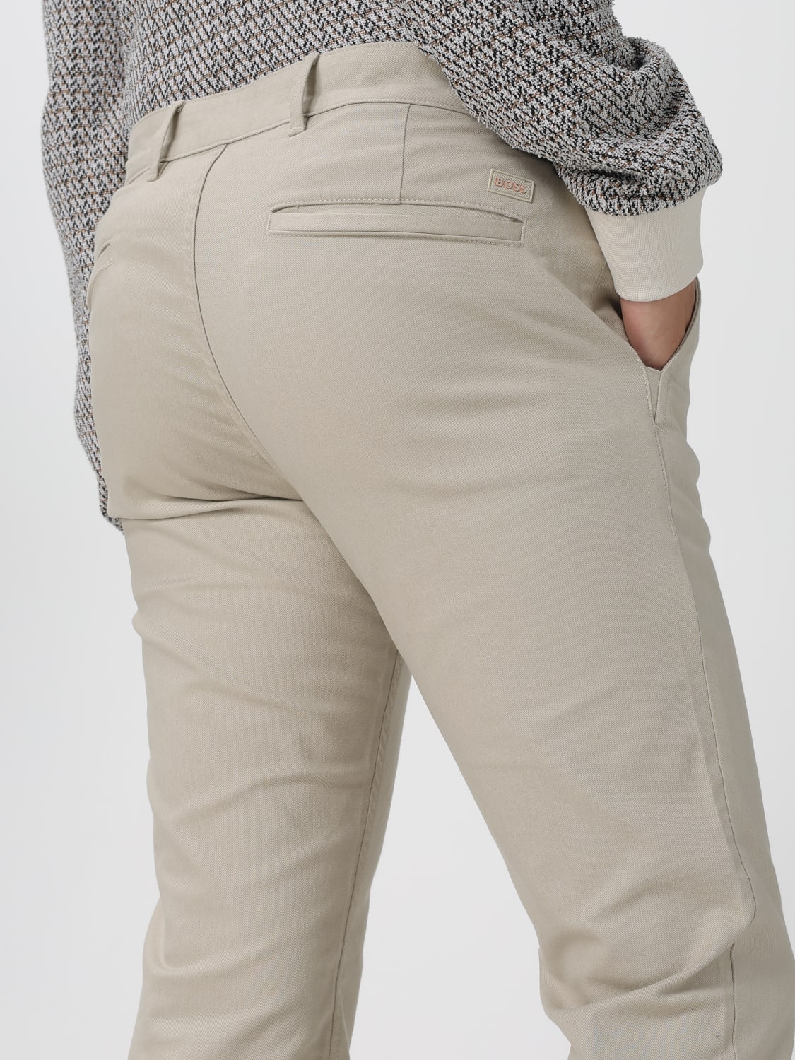 BOSS PANTS: Pants men Boss, Beige - Img 3