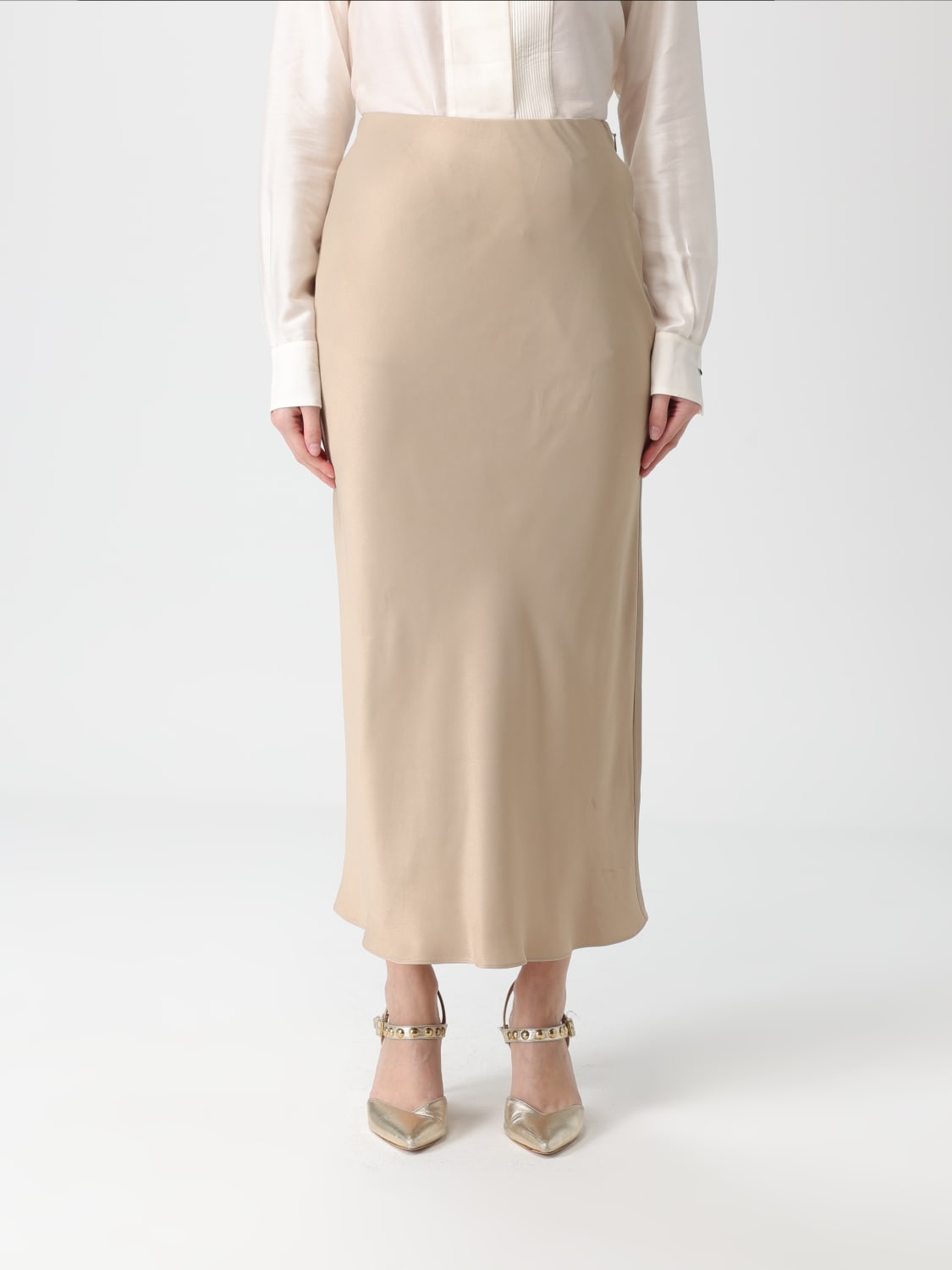 BOSS FALDA: Falda mujer Boss, Beige - Img 1