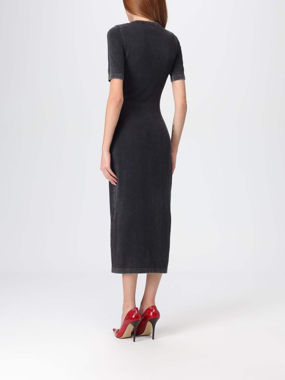 DIESEL DRESS: Sweatshirt woman Diesel, Black - Img 2