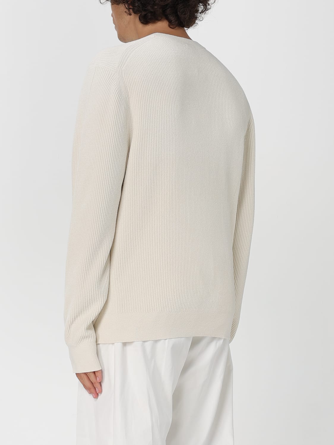 BOSS JERSEY: Jersey hombre Boss, Blanco - Img 2