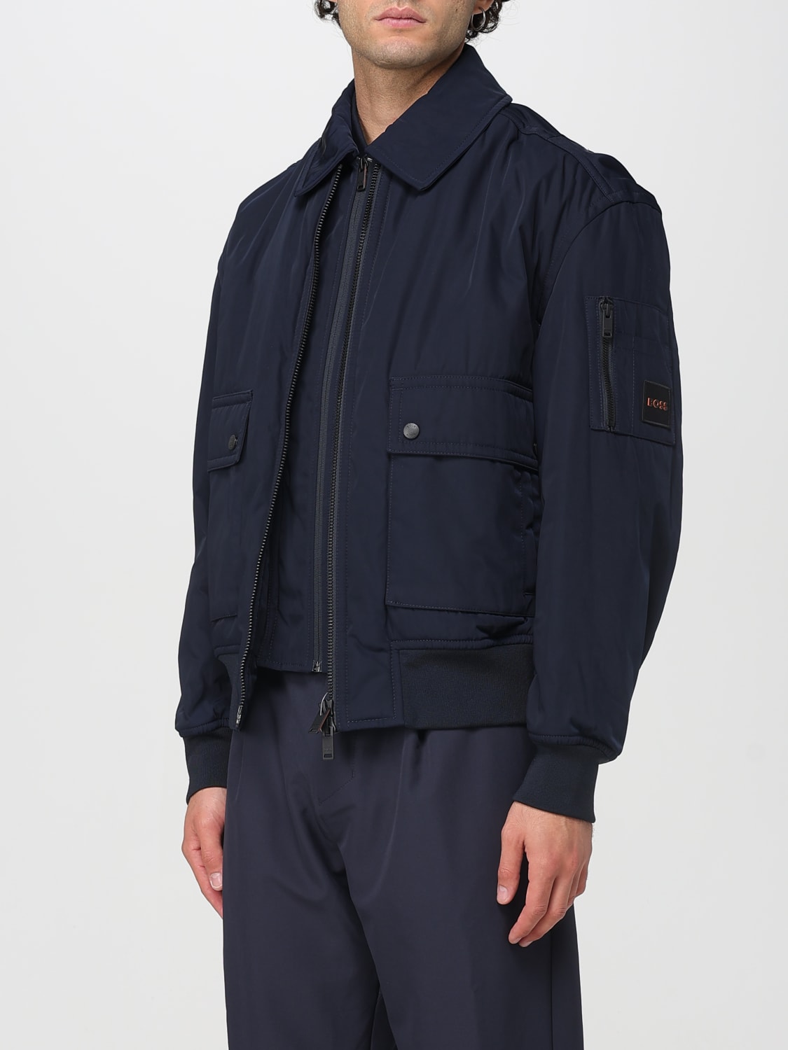 BOSS 外套: 外套 男士 Boss, 蓝色 - Img 3