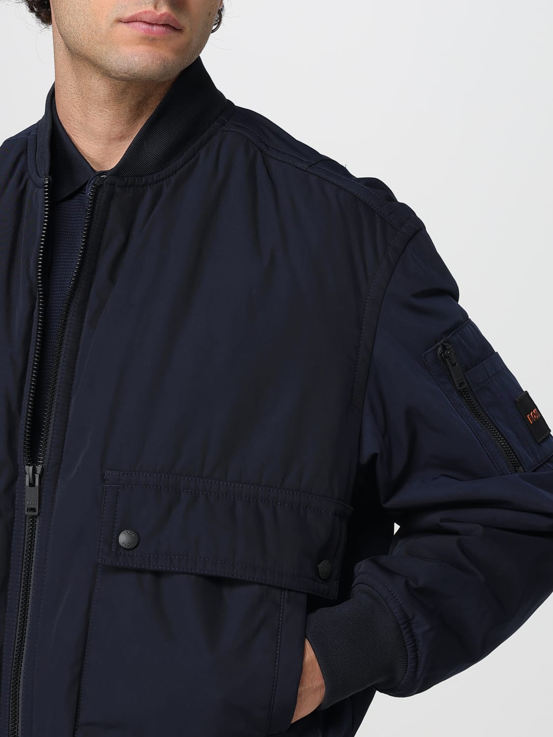 BOSS 外套: 外套 男士 Boss, 蓝色 - Img 4