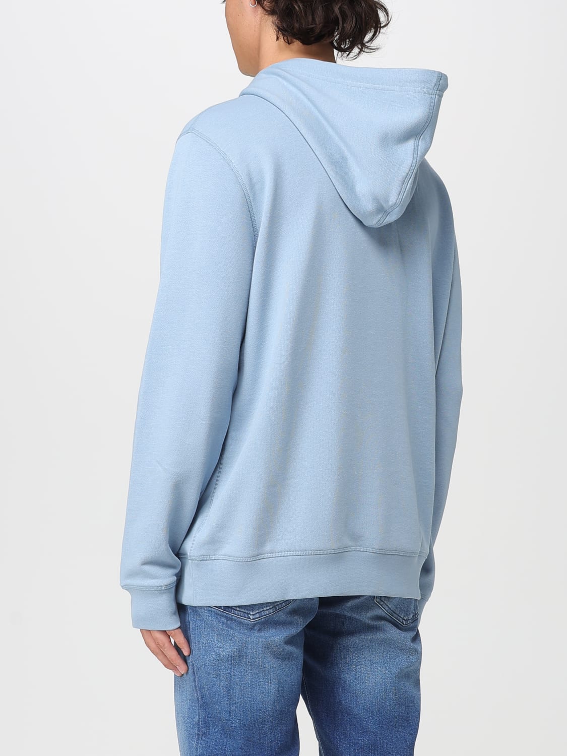 BOSS SUDADERA: Sudadera hombre Boss, Azul Claro - Img 2