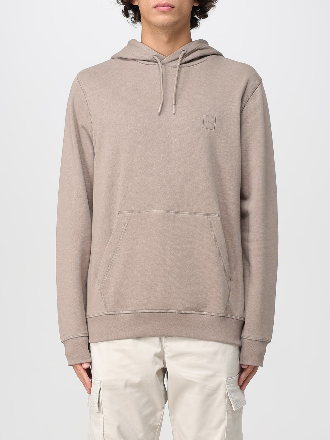 BOSS SWEATSHIRT: Sweatshirt men Boss, Green - Img 1