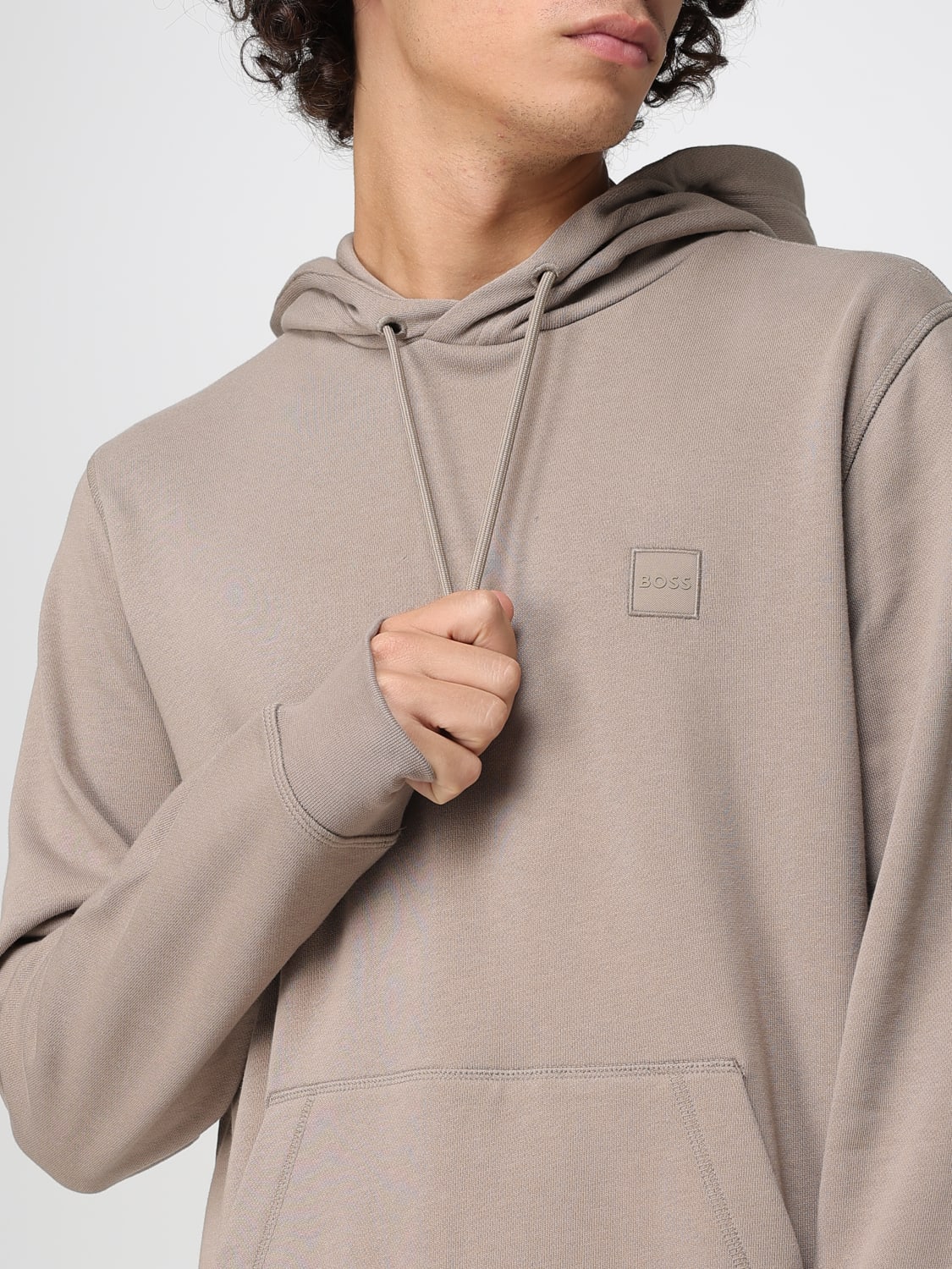 BOSS SWEATSHIRT: Sweatshirt men Boss, Green - Img 3