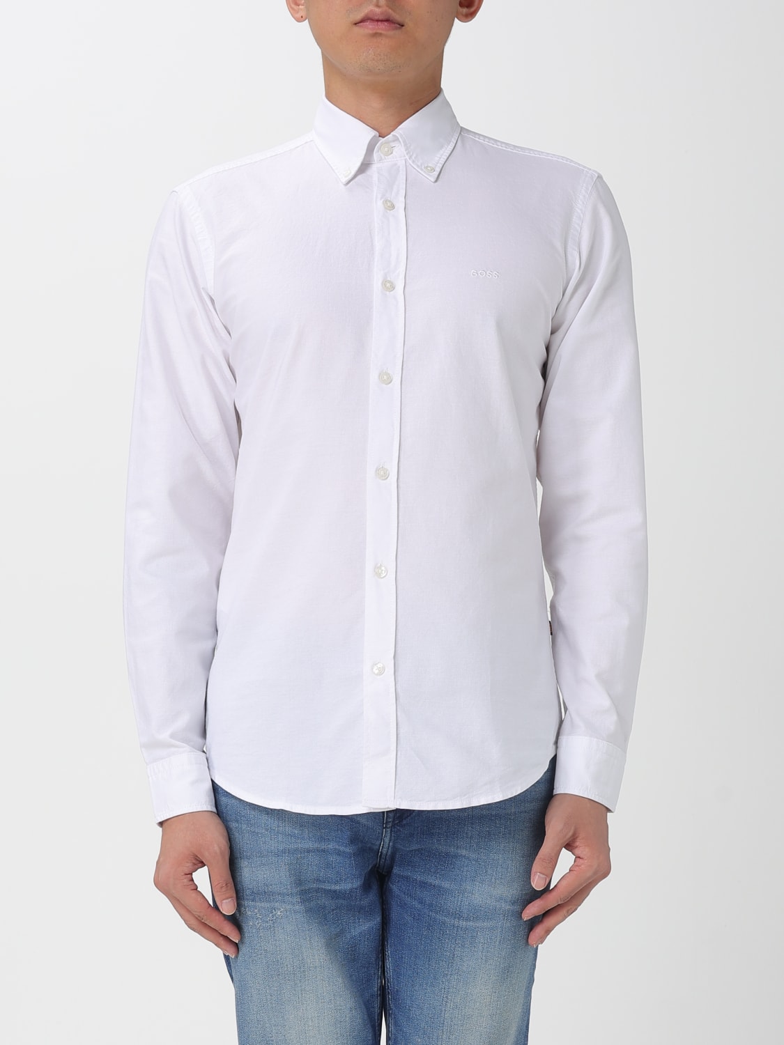 BOSS CAMISA: Camisa hombre Boss, Blanco - Img 1