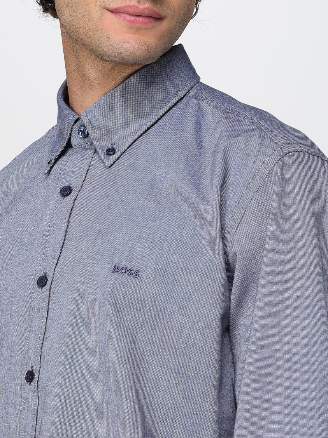 BOSS SHIRT: Shirt men Boss, Blue - Img 3