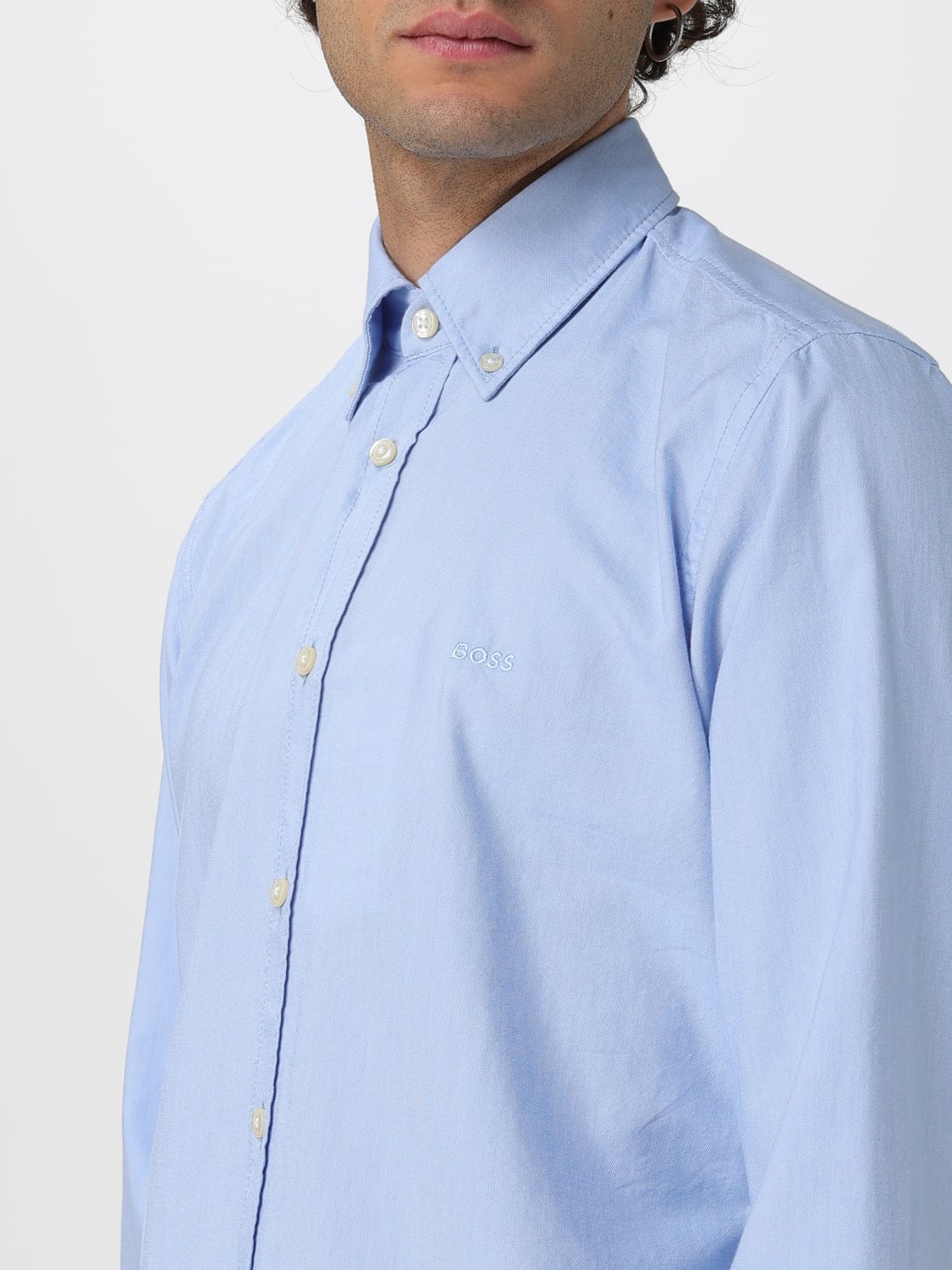 BOSS SHIRT: Shirt men Boss, Sky Blue - Img 3