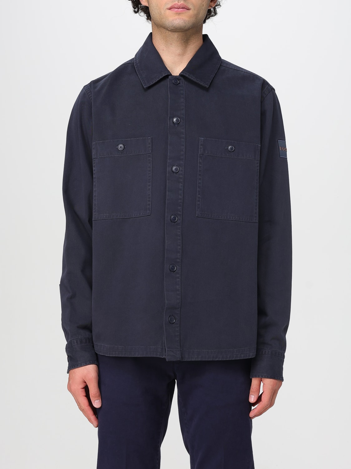 BOSS SHIRT: Shirt men Boss, Blue - Img 1