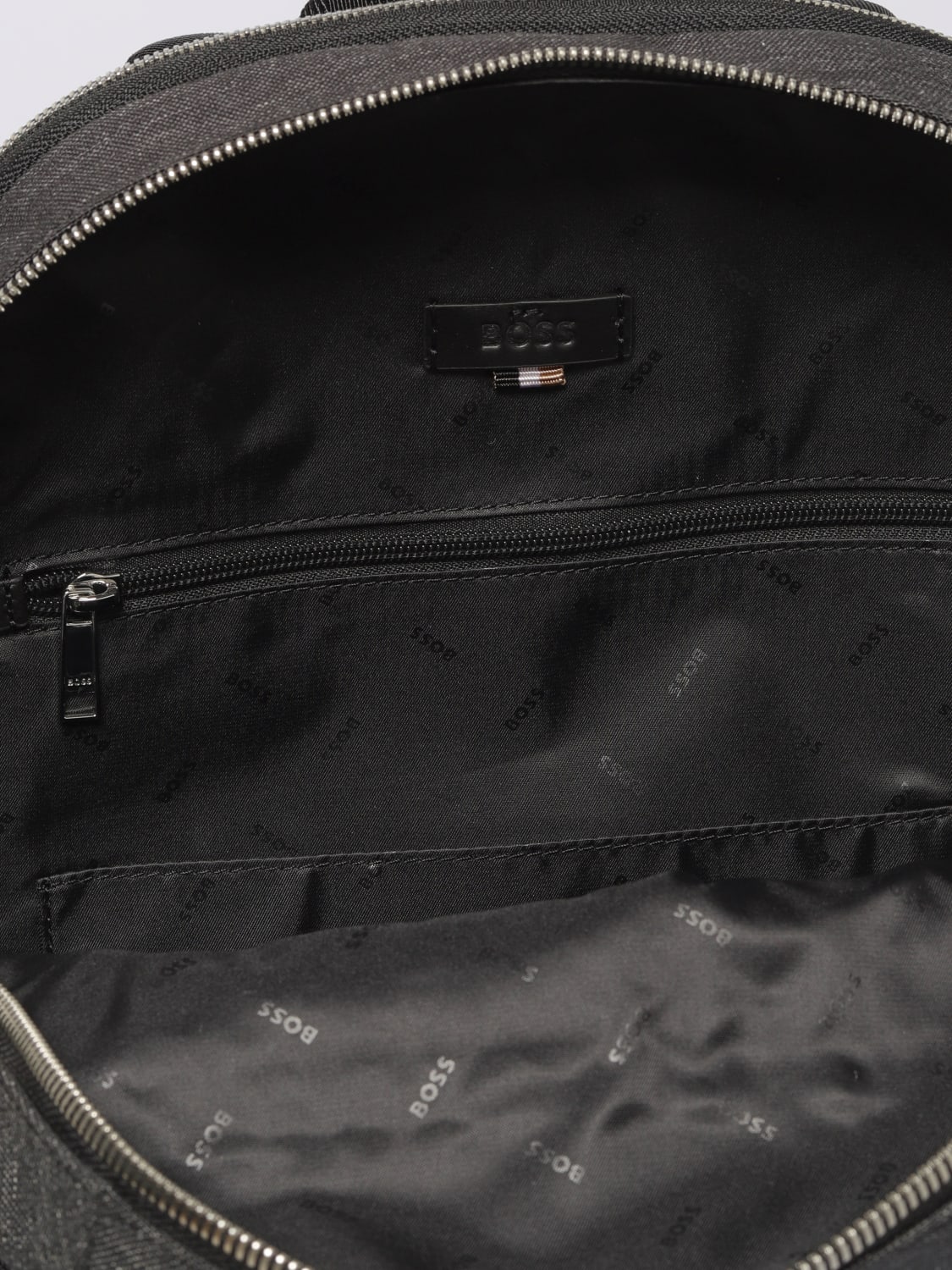 BOSS BACKPACK: Backpack men Boss, Grey - Img 4