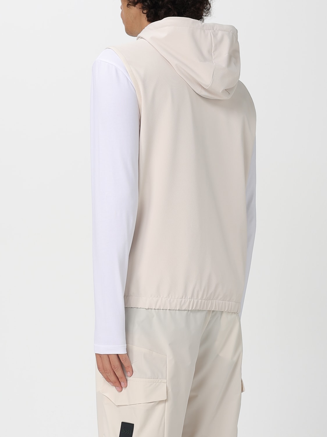 BOSS スーツベスト: スーツベスト メンズ Boss, イエロークリーム - Img 2