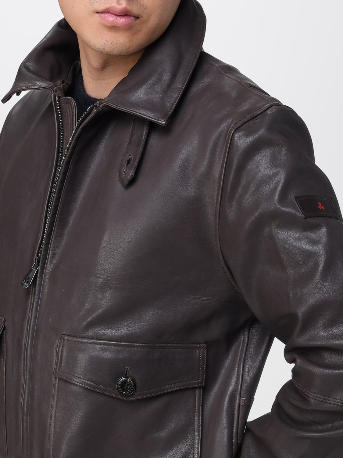 PEUTEREY JACKE: Blazer herren Peuterey, Braun - Img 4