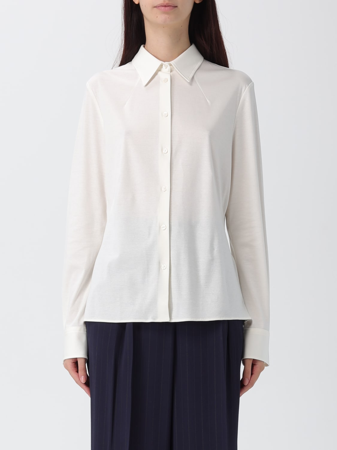 BOSS SHIRT: Shirt woman Boss, White - Img 1