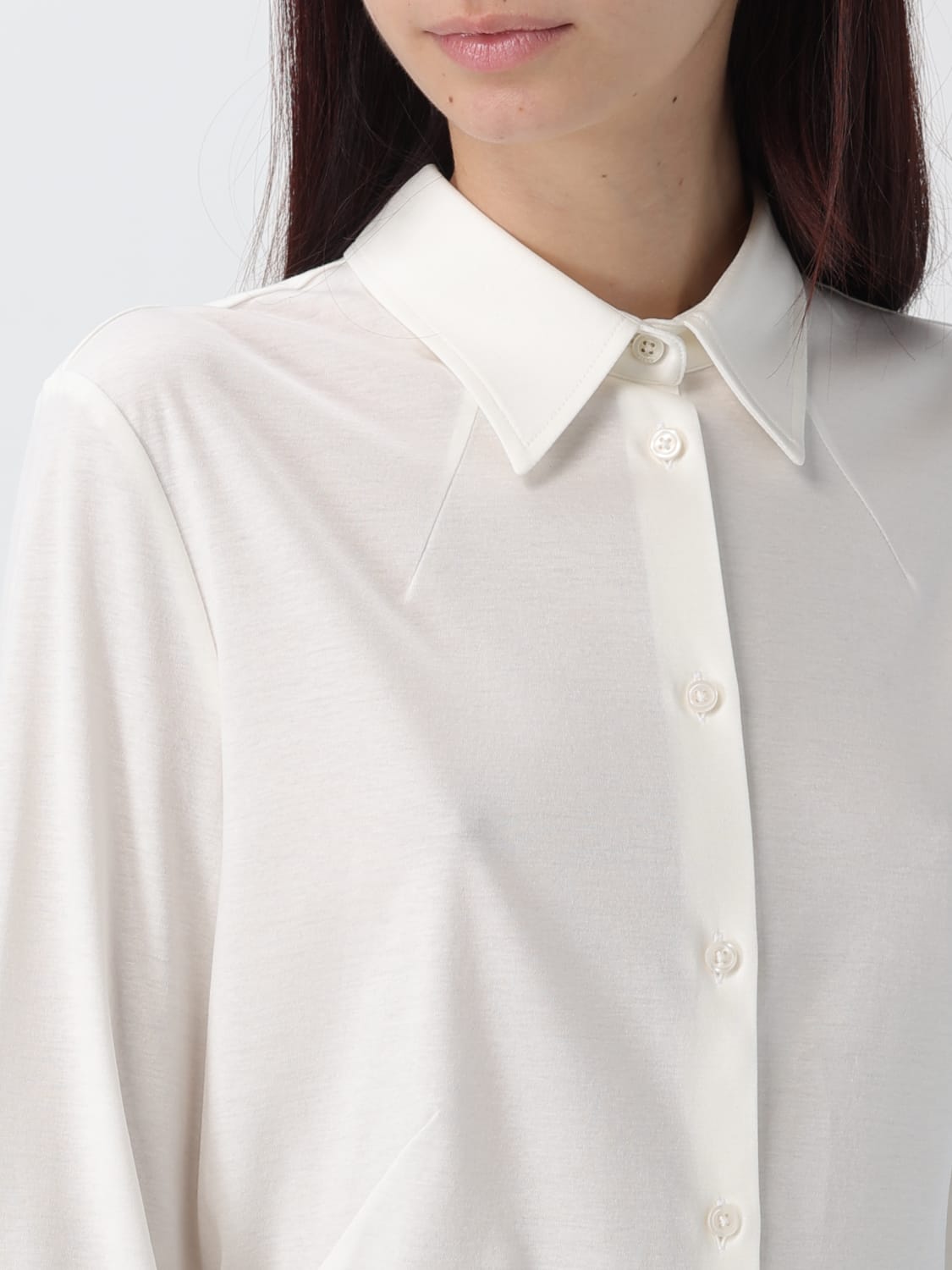 BOSS SHIRT: Shirt woman Boss, White - Img 4