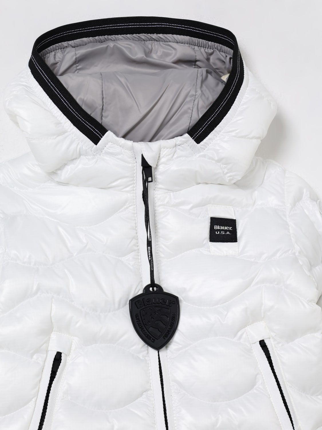 BLAUER JACKET: Jacket kids Blauer, White - Img 3