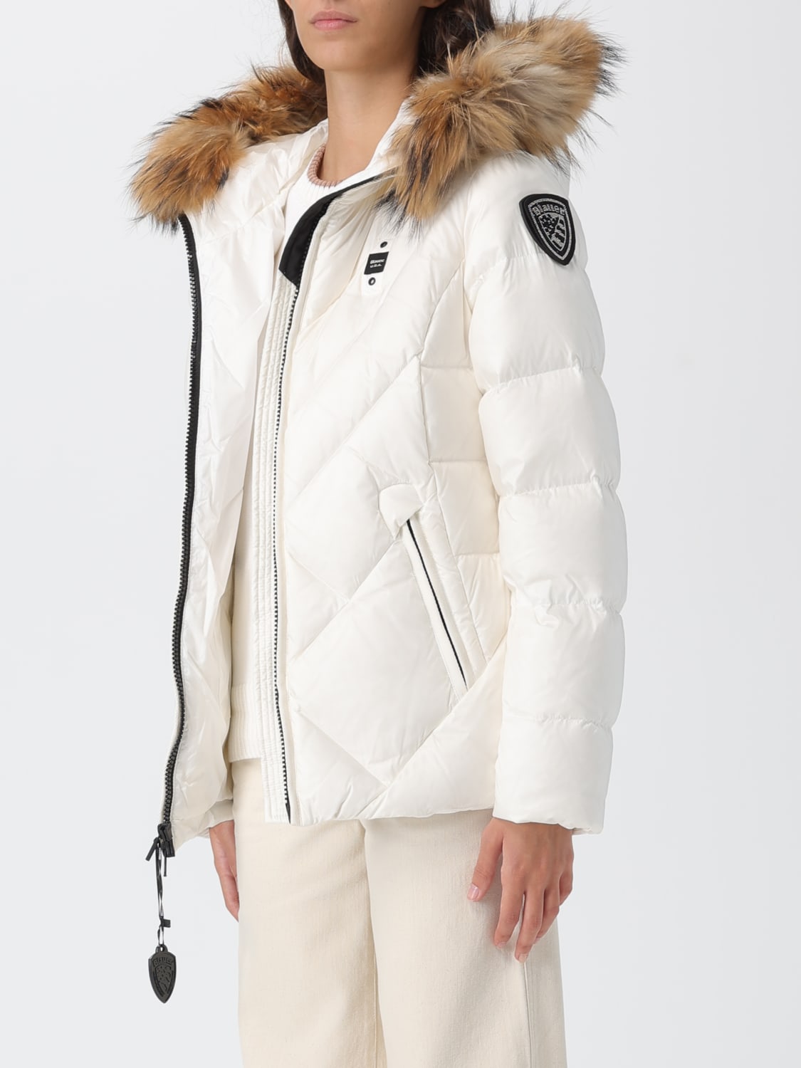 BLAUER JACKET: Jacket woman Blauer, White - Img 3