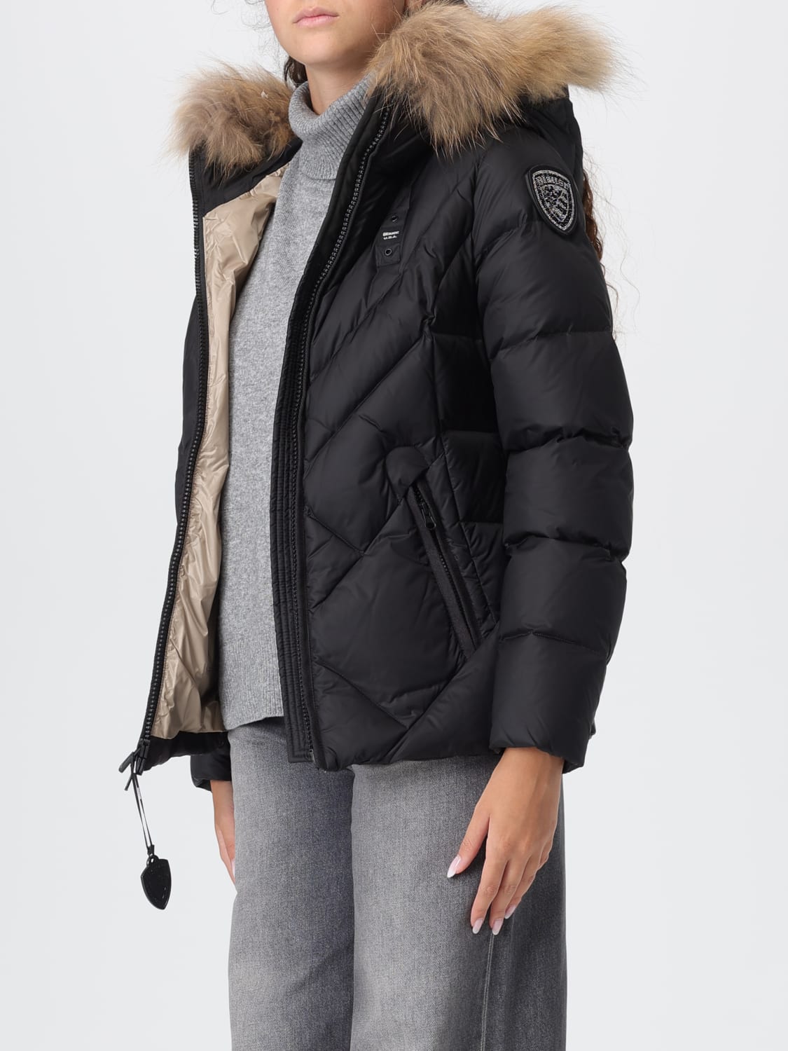 BLAUER VESTE: Veste femme Blauer, Noir - Img 3