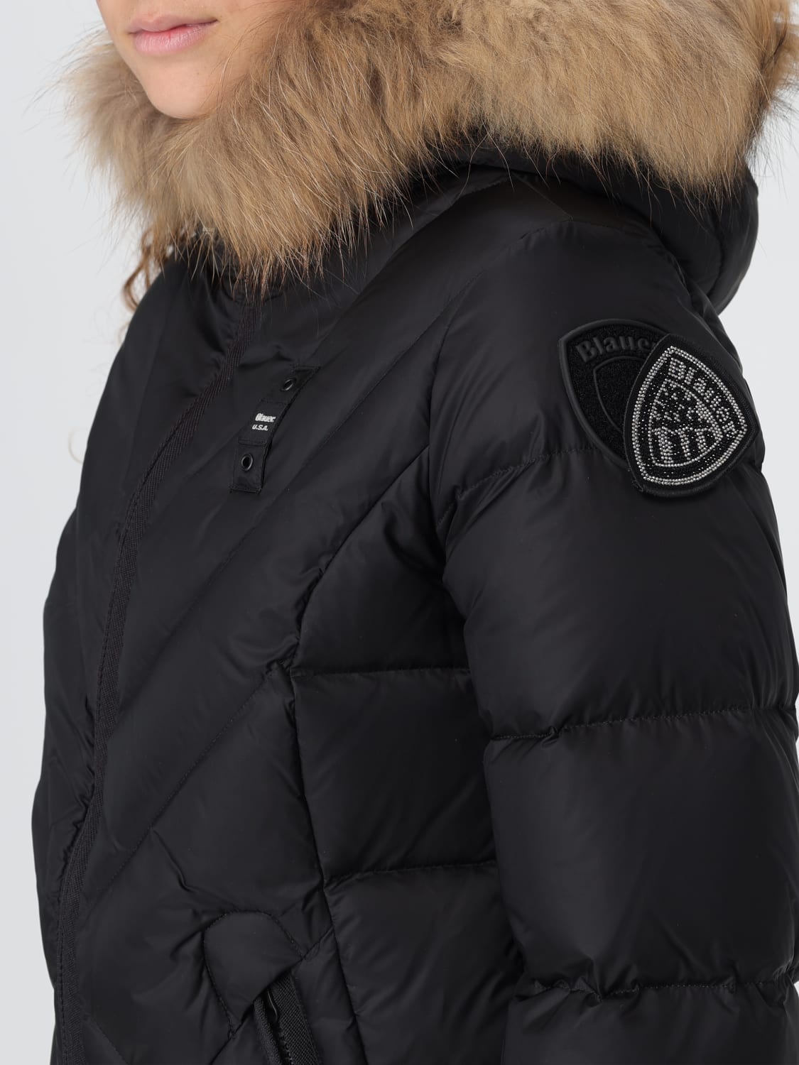 BLAUER VESTE: Veste femme Blauer, Noir - Img 4