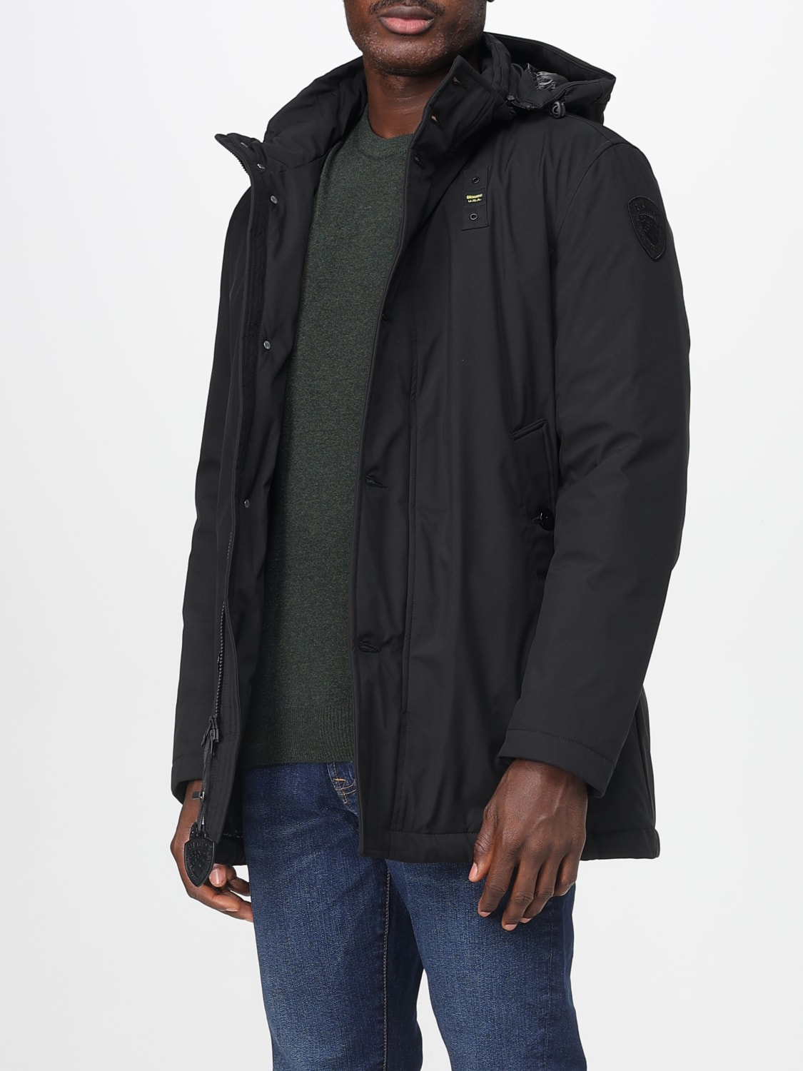 BLAUER JACKET: Coat men Blauer, Black - Img 3