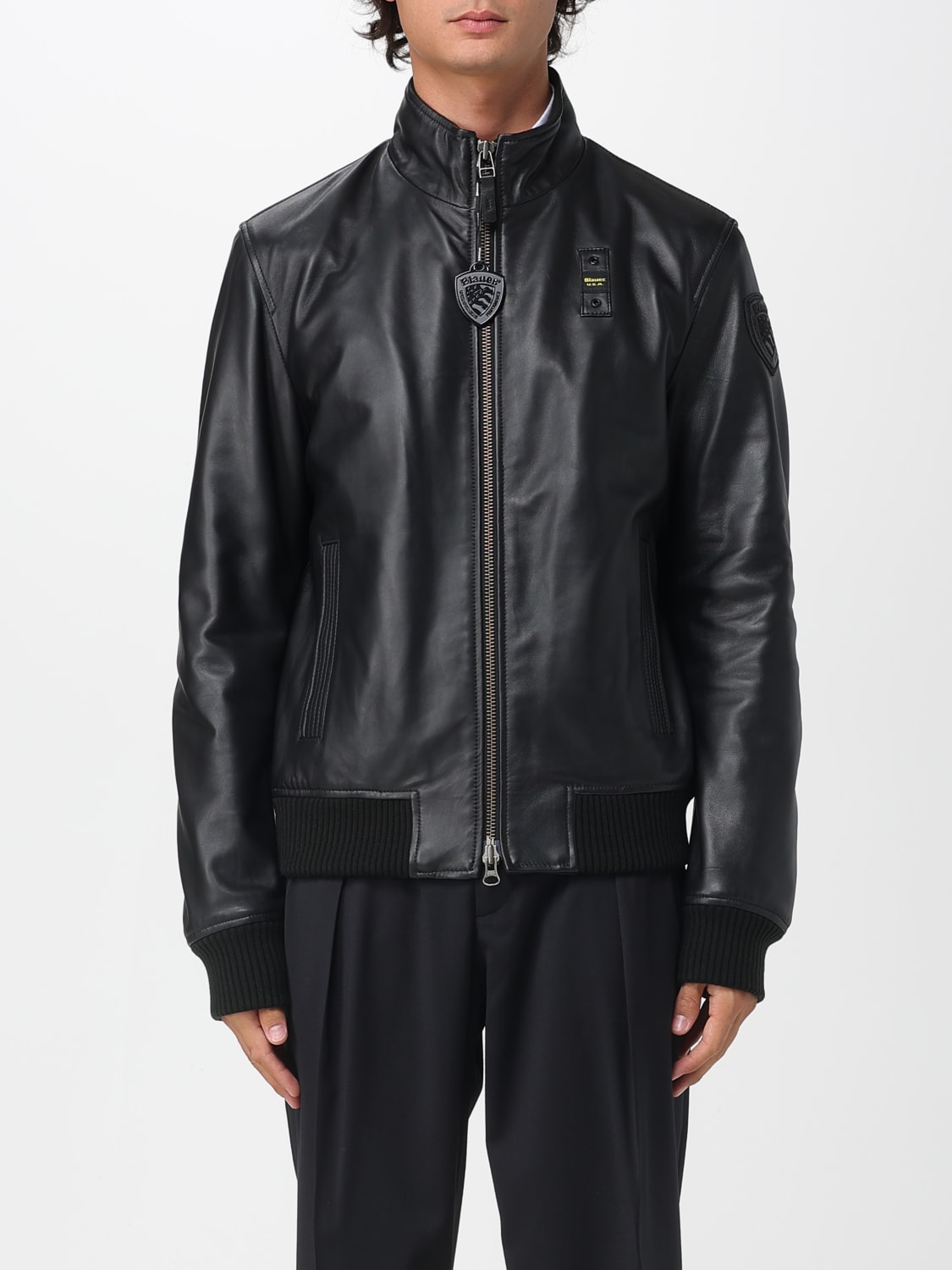 BLAUER КУРТКА: Куртка Мужское Blauer, Черный - Img 1